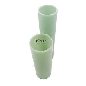 Tube enroulé en fibre de verre époxy noir, vert et jaune - Product Image 1