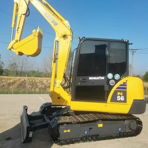 Komatsu มือสอง PC56รถขุดขนาดเล็ก5.6ตันอุปกรณ์ก่อสร้างส่วนประกอบหลักปั๊มและแบริ่งมอเตอร์เครื่องยนต์ - Product Image 1