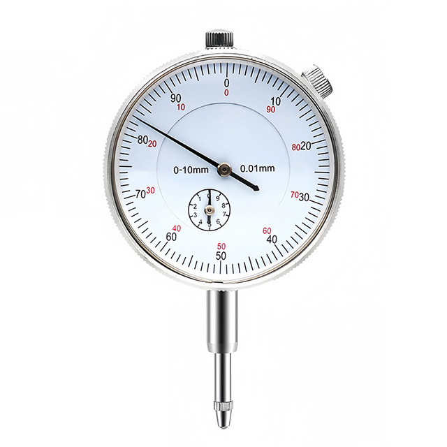 High Precision 0-10mm X 0.01mm Dial Indicator Gauge Resolution Concentricity test Mesure Instrument Tool Stable Performance