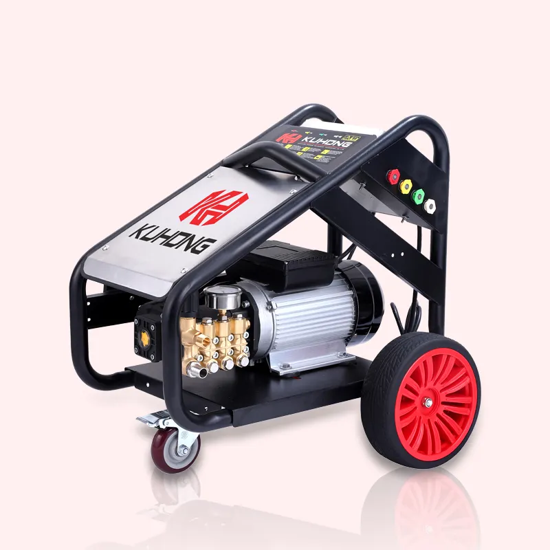 Kuhong DK10kw high pressure washer water jet cleaner industrial 300bar electric car washing machine high pressure