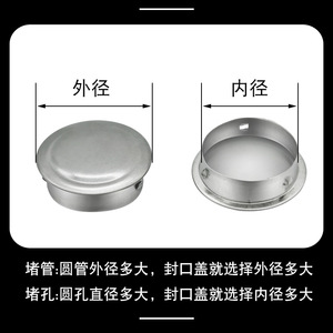 ฝาปิดปลายท่อสแตนเลส Tongchen แบบปิดเร็ว ขนาด 16 มม.-114 มม. สำหรับท่อโลหะ - Product Image 5