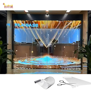 Độ trong suốt cao p6.25 dẫn Màn hình phim trong suốt cho quảng cáo Kính thang máy và triển lãm showroom - Product Image 1