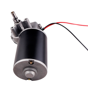 Transmission Gearbox Reduction High Torque D76R D76L DC 12v24v Reduction Motor Worm Gear Motor 24V 12 Volt - Product Image 3