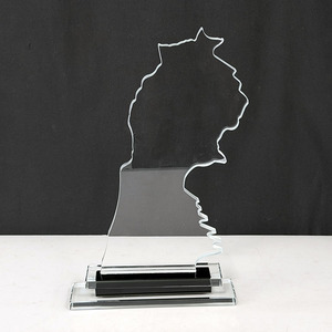Trofeo <span class=keywords><strong>de</strong></span> Cristal con <span class=keywords><strong>Mapa</strong></span> <span class=keywords><strong>de</strong></span> África, Impresión UV Personalizada, Trofeo <span class=keywords><strong>de</strong></span> Cristal con <span class=keywords><strong>Mapa</strong></span>, Premio con Base Transparente - Product Image 2