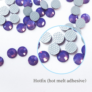 Preciosa Dos Plat <span class=keywords><strong>VIVA</strong></span> 12 Hot Fix Pierre Couleurs AB Verre Strass Transfert De Chaleur Strass Perles