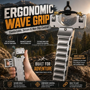 Slingshot semi-automatique haute précision avec double chargeur, cadre en alliage d'aluminium CNC GS272 V5 pour la pratique de tir sur cible en extérieur - Product Image 3