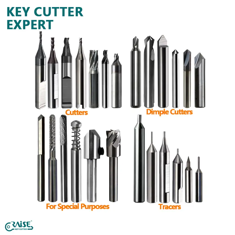 Professional OEM Wholesale Retail Key Cutting Machine Blade End Mill Locksmith Supplies