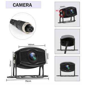 10.1 inch AHD hệ thống màn hình BSD màn hình cảm ứng cho xe/xe buýt/Xe Tải 5 kênh CCTV DVR Máy ảnh màu đêm tầm nhìn bãi đậu xe ghi - Product Image 2