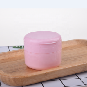 공장 판매 100g 150g 다채로운 Pp 플라스틱 페이셜 크림 마스크 항아리 치아 미백 분말 상자 숟가락 플립 캡 재고 - Product Image 4