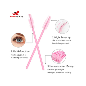 Brocha de Pestañas Suave FENGFLY de Bajo Precio para Limpieza de Extensiones de Pestañas, Paquete Pequeño, Color Rosa - Product Image 4