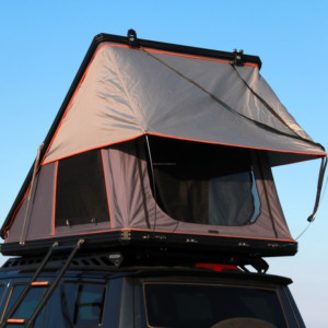 Tente de toit légère pour <span class=keywords><strong>Mercedes</strong></span> Sprinter Van - Toit relevable quatre saisons en acier inoxydable et panneau en nid d'abeille en aluminium, installation rapide - Product Image 2