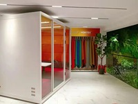 Grand Pod de bureau, réduction du bruit, cabine silencieuse mobile, cabine de réunion privée avec meubles, cabine insonorisée de bureau