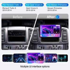 Pantalla IPS Android de Alta Resolución de 10 Pulgadas para Automóvil, Compatible con Renault Trafic 2, Opel Vivaro A, Nissan Primastar 2010-2014 - Product Image 5