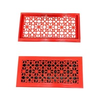 Grille de ventilation décorative victorienne pour plafond de climatisation en aluminium et acier inoxydable - Structure de ventilation robuste et durable