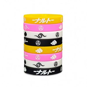 Bracelet en silicone style anime, cadeau de vacances, bracelet en caoutchouc, promotion, bracelet de fête, personnalisable avec votre propre logo - Product Image 1