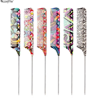 Peigne à queue pointue Wanmei pour coiffure, peignes professionnels en acier pour salon, brosse à teinture pour barbier, outils de coiffure pour coiffeur