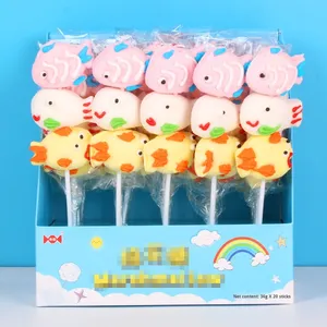 36g Ocean Cartoon Zuckerwatte Festival Minze Lutscher Casual Canteen Snacks Halal Certified Box Bulk Bag Großhandel - Product Image 4