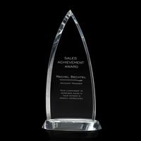 Trophée en cristal transparent en forme de balle, récompense pour les performances commerciales exceptionnelles, gravé sur mesure pour la reconnaissance des meilleurs performants, cadeau
