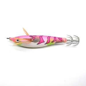 Vendita calda OEM nuovo gambero di legno luminoso con palline di rumore calamari Jig legno gamberetti <span class=keywords><strong>esca</strong></span> 14 colori luminoso rotondo pancia gamberetti richiamo - Product Image 5