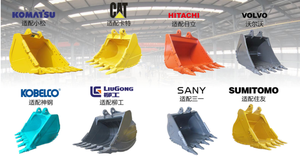 Excavator Buckets <strong>KOBELCO</strong> SK350 SK380 SK450 <strong>SK460</strong> SK480 Rock Buckets Heavy Duty Buckets - Product Image 2