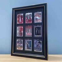 Cadre d'affichage de carte de collection vitrine de carte de sport horizontale et verticale avec vitrine de carte à collectionner en acrylique transparent