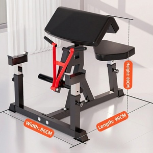 Silla de Gimnasio Metálica Plegable y Ajustable para Entrenamiento de Bíceps, Taburete Tipo Priest para Uso Comercial y Doméstico - Product Image 5