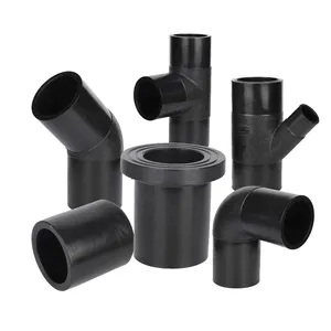 Fittings ASTM D3261 Fittings F714 IPS HDPE Codo PE4710/PE100 HDPE Pipe Fittings SDR9/SDR11/SDR17 Elbow 45