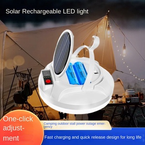 Lampadina LED UFO Ricaricabile Solare, Illuminazione Portatile Impermeabile Super Luminosa per Campeggio, Bancarelle e Mercati Notturni - Product Image 2
