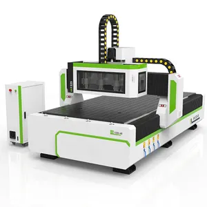 Çok kafaları ahşap CNC Router 1325 3D oyma makinesi için ahşap mobilya