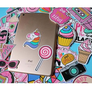 Commercio all'ingrosso della ragazza bella sveglia 60pcs pacchetto autoadesivo del computer portatile, dei bagagli della decalcomania - Product Image 6