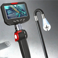 Endoscope numérique portable pour diagnostic de moteur de voiture, endoscope articulé bidirectionnel, diamètre de la sonde de 6,2 mm, câble de 10 m, indice de protection IP67, 4,3 pouces