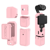 Étui de protection pour Pocket 3 & Osmo Pocket 3, en silicone et alliage d'aluminium, avec housse pour objectif de caméra
