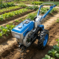 Motoculteur diesel compact pour travaux agricoles et labour rotatif