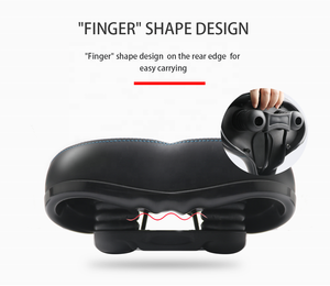 Ressort FERTS en cuir PU et mousse plastique avec gel sur les deux côtés marqués avec la <span class=keywords><strong>selle</strong></span> de vélo de ville à pois - Product Image 6