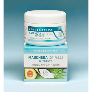 Verdesativa Nourishing <b>Hair</b> <b>Mask</b> 200ml With Hemp Avocado And Argan For Dry <b>Hair</b> - Product Image 1