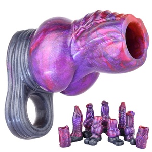 Funda para Pene con Nudos, Juguetes Sexuales para Hombres, Aumenta el Grosor y la Duración, Retrasa la Eyaculación, Juguete para Adultos - Product Image 1