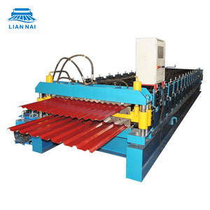 Lian nai Bắc Mỹ hai lớp lợp ngói bước ibr cán Máy làm - Product Image 1
