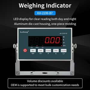 Kunhong <strong>Scales</strong> Indicators KH-2199-B7Aluminum Housing Animal <strong>Weighing</strong> WIFI <strong>Display</strong> <strong>LED</strong> Weight Machine <strong>Weighing</strong> <strong>Display</strong> Indicator - Product Image 3