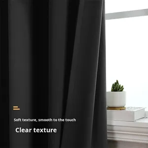 Pour <span class=keywords><strong>Amazon</strong></span> Pure Color 210Gsm Rideaux occultants de haute précision Cantonnières de rideaux prêtes à l'emploi finies transfrontalières pour la vente en gros - Product Image 2