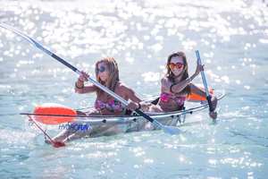 Kayak transparent Viking pour deux personnes avec fond en verre et éclairage LED, 2 pagaies, kayak transparent très vendu à <span class=keywords><strong>vendre</strong></span> - Product Image 4