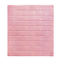 Papier adhésif 3D effet brique 70*77cm pour la décoration murale du salon et de la chambre