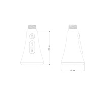 Tête de robinet de cuisine à trois fonctions pour remplacement, jet de protection universel, filetage G1/2