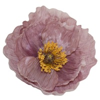 Bunga Poppy Sutra Buatan Eropa Realistis, Dapat Disesuaikan, Ukuran Besar 14cm, Kepala Bunga Buatan Tangan, Dekorasi DIY, Dapat Digunakan Kembali