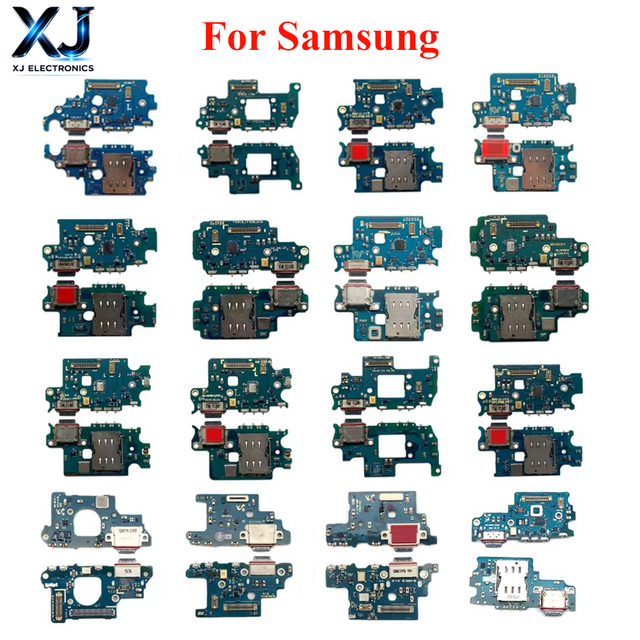 Wholesale XJ Brand High Quality Mobile Phone Charging Port Flex Cable for for S20 S21 S22 S23 S24 Plus S25 Replacement