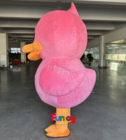 Costume de mascotte de canard rose gonflable mignon Cosplay Cosplay Blow up Fursuit Pâques Disfraz Furry Fancy Party Nouvel An