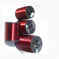 Fils électriques ronds en aluminium de classe 200 fournis en usine fil d'aimant plat avec aluminium émaillé pour transformateur de moteur
