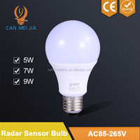 Sensor de inducción inteligente E27 B22 SKD, luces de bombilla LED con sensor de movimiento para microondas, bombillas LED, bombillas LED