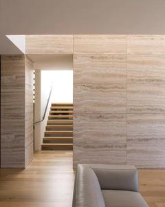 Panneau mural extérieur imperméable <span class=keywords><strong>effet</strong></span> pierre 3D, fin et léger, flexible, impression 3D MCM, design travertin <span class=keywords><strong>bois</strong></span> pour fond - Product Image 4