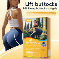 Suplemento DHOP para el Crecimiento de Glúteos en Adultos, Pastillas para Mejorar Caderas y Glúteos, Cápsulas BBL, Producto de Belleza