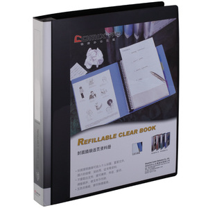 Comix Refillable Clear Book A4 40 Pouches Plastic <b>Folder</b> <b>Document</b> Organizer - Product Image 1